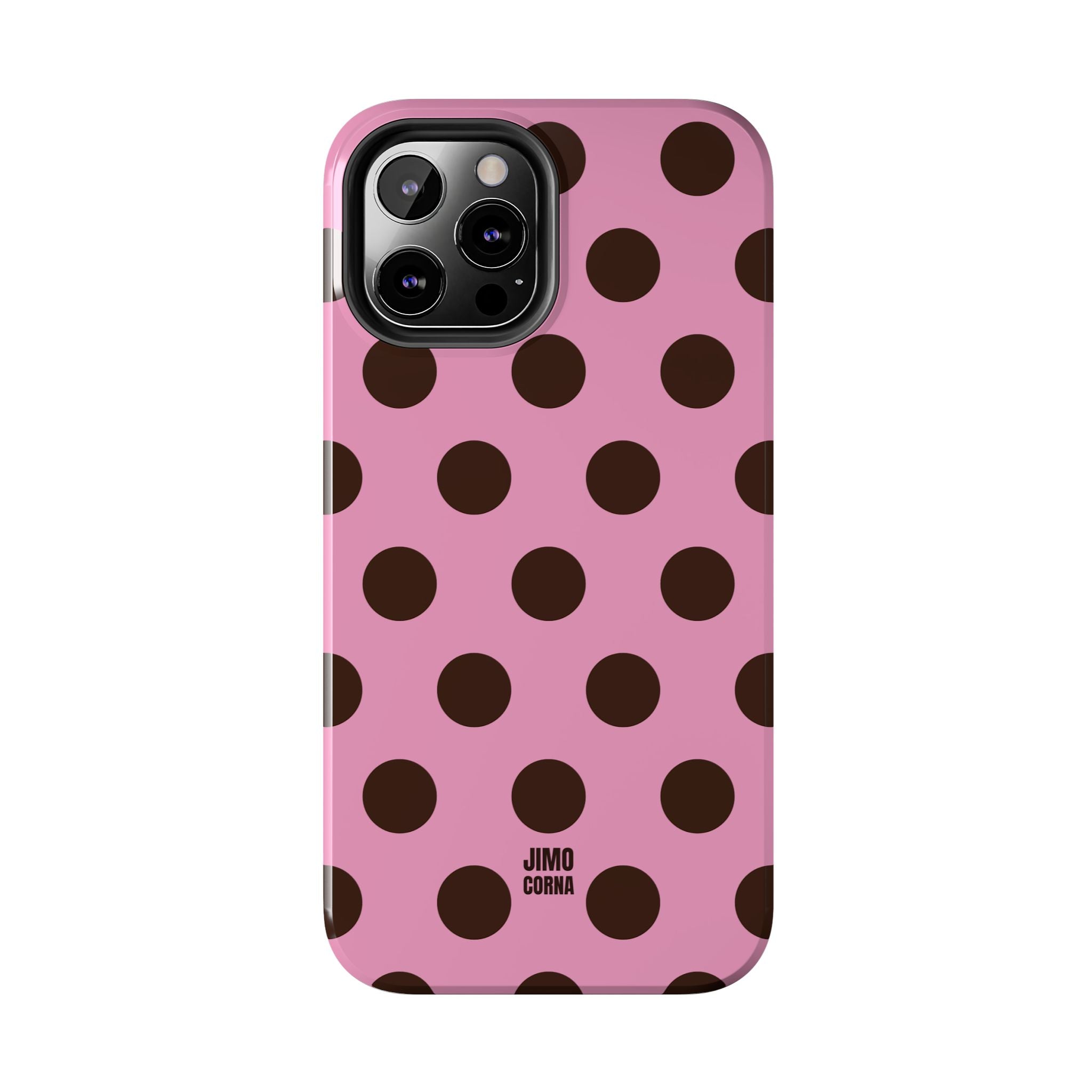 Big Polka Dot | Pink and Black