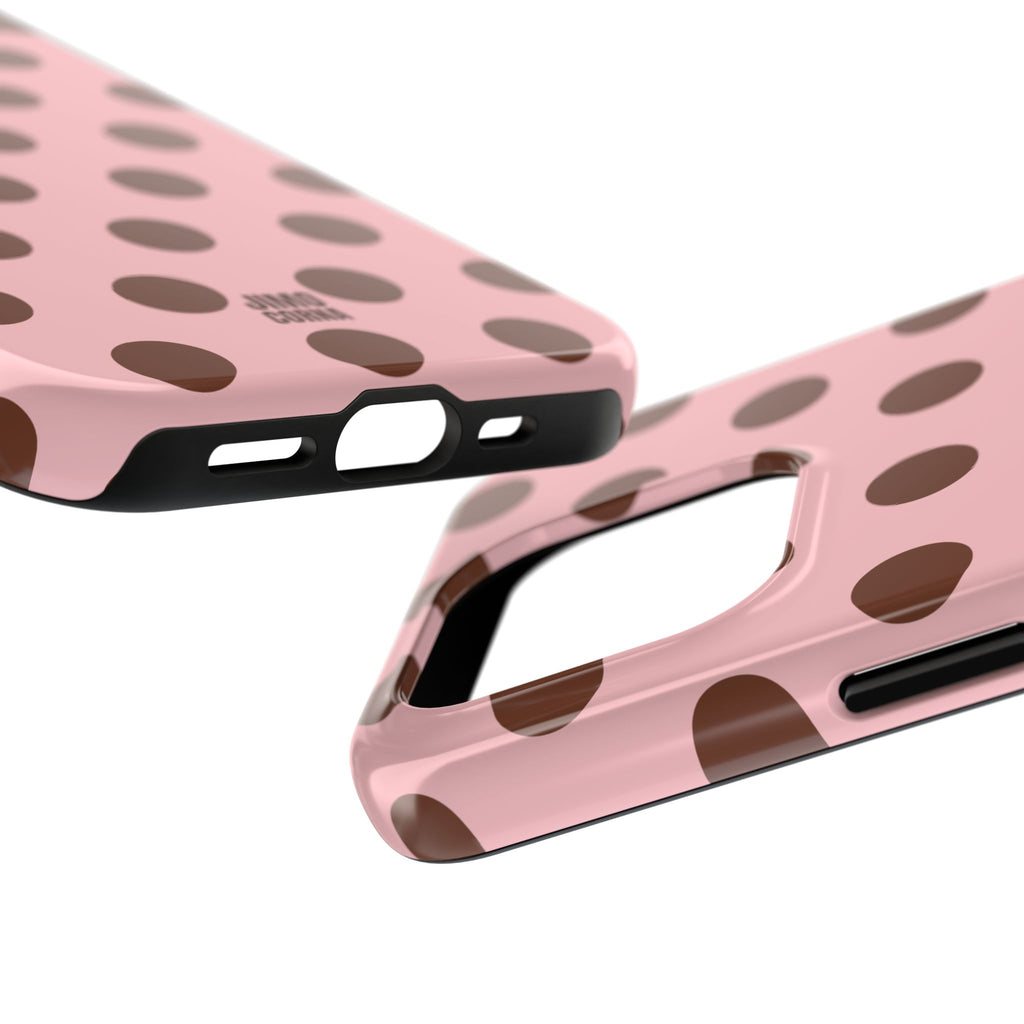 Big Polka Dot | Pink and Brown