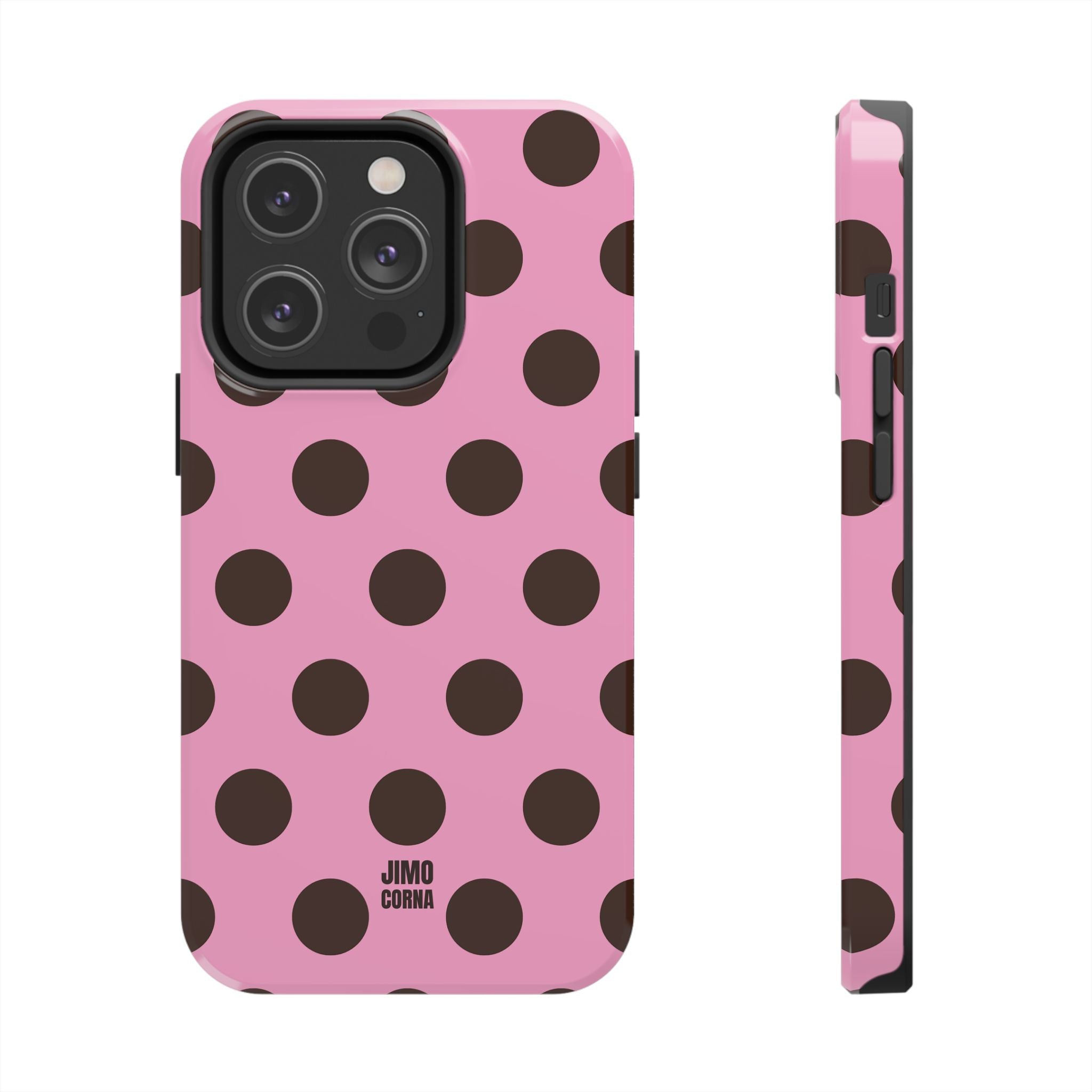 Big Polka Dot | Pink and Black