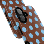 Big Polka Dot | Brown and Blue