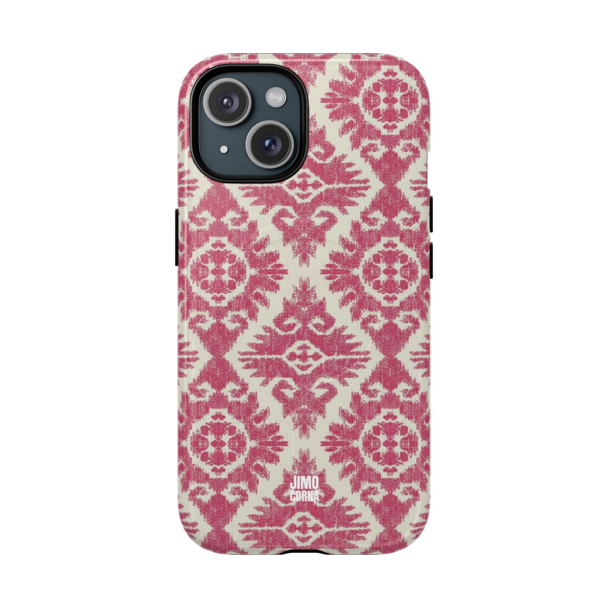 Damask MagSafe iPhone Case | Pink