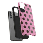 Big Polka Dot | Pink and Black