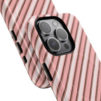 Angelina Stripes | Pink - MagSafe iPhone Case