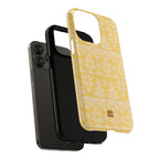Holiday Knit | Yellow MagSafe iPhone Case