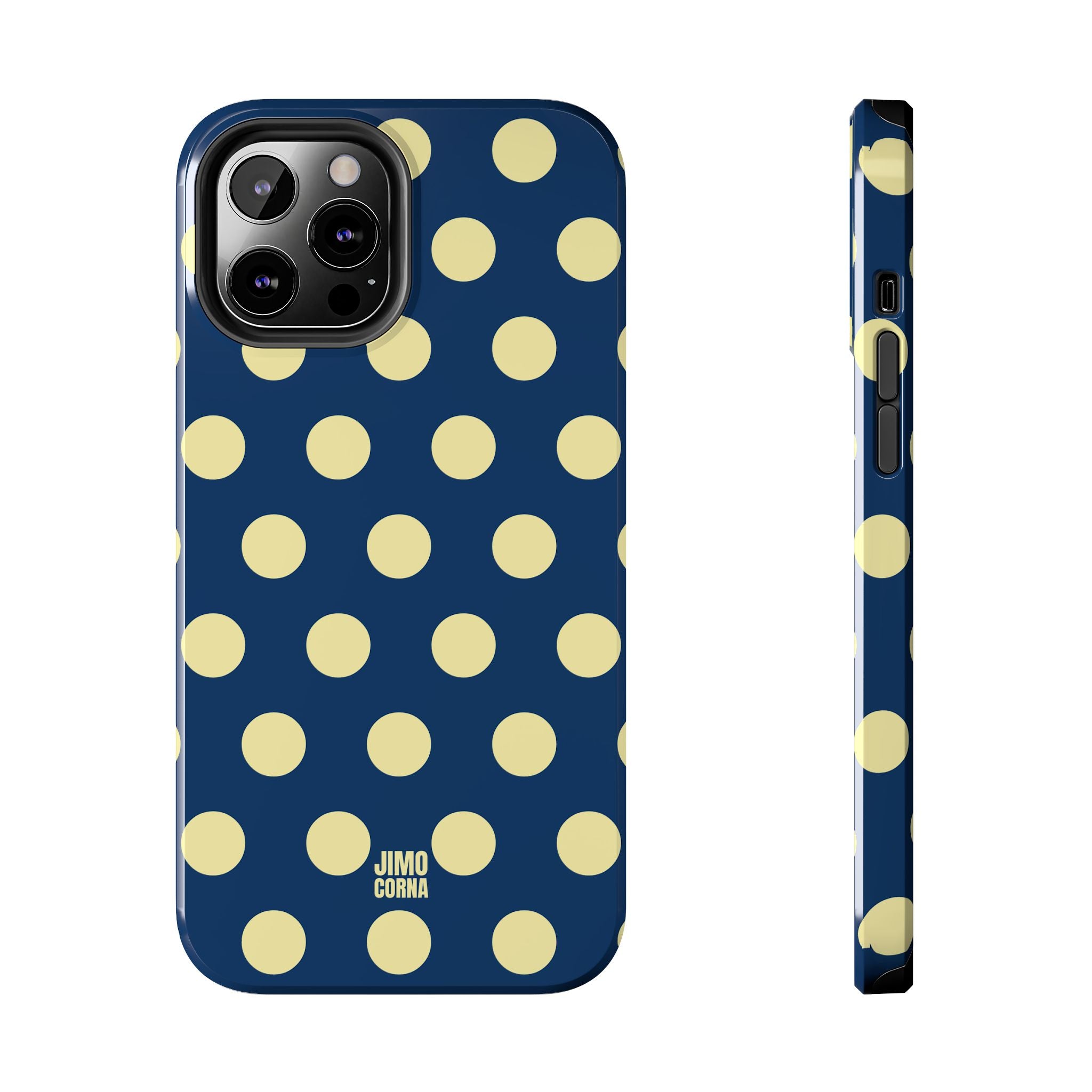 Big Polka Dot | Blue and Cream