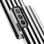 Bold Stripes Samsung Galaxy Case | Black and White