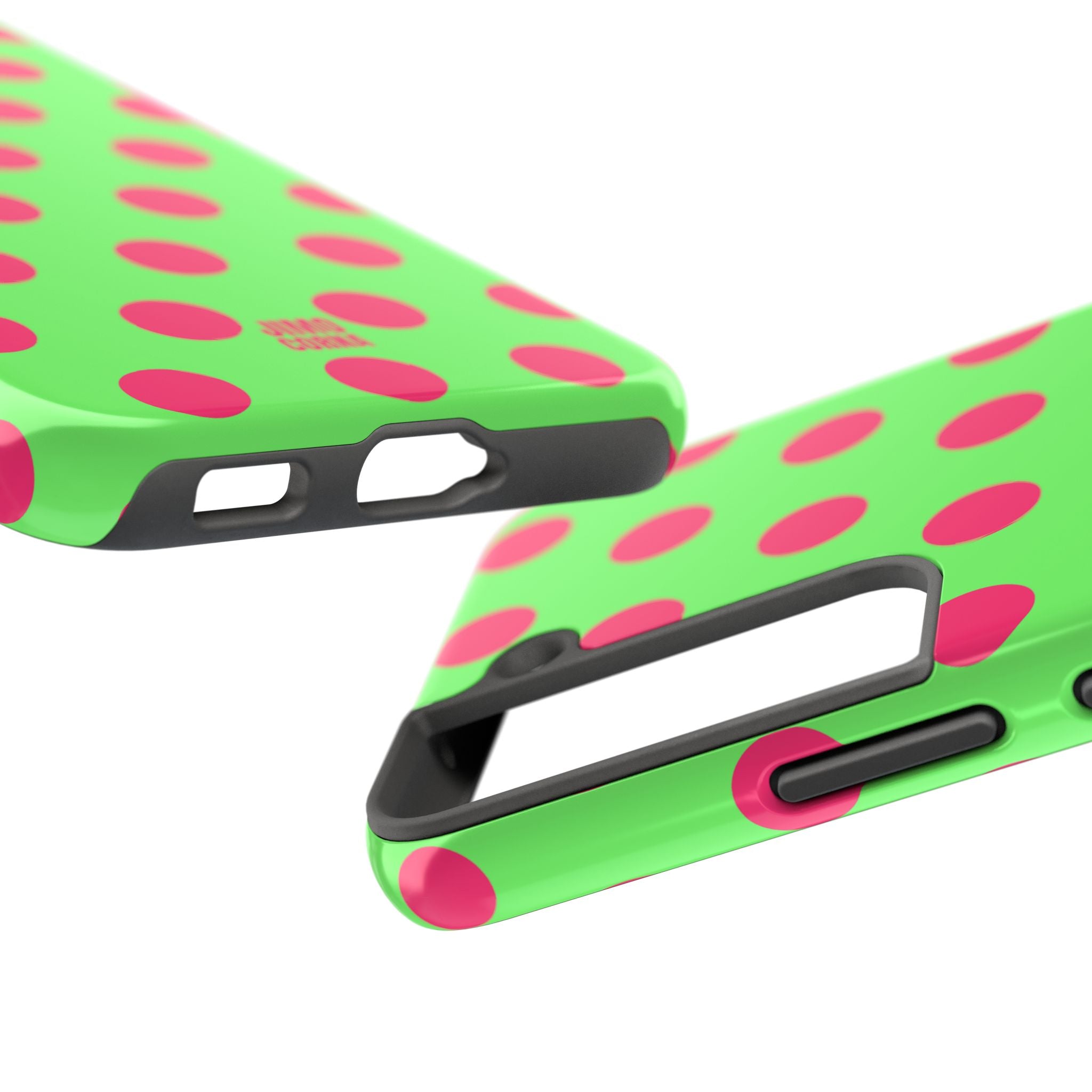 Big Polka Dot | Green and Pink