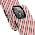 Angelina Stripes | Pink - MagSafe iPhone Case