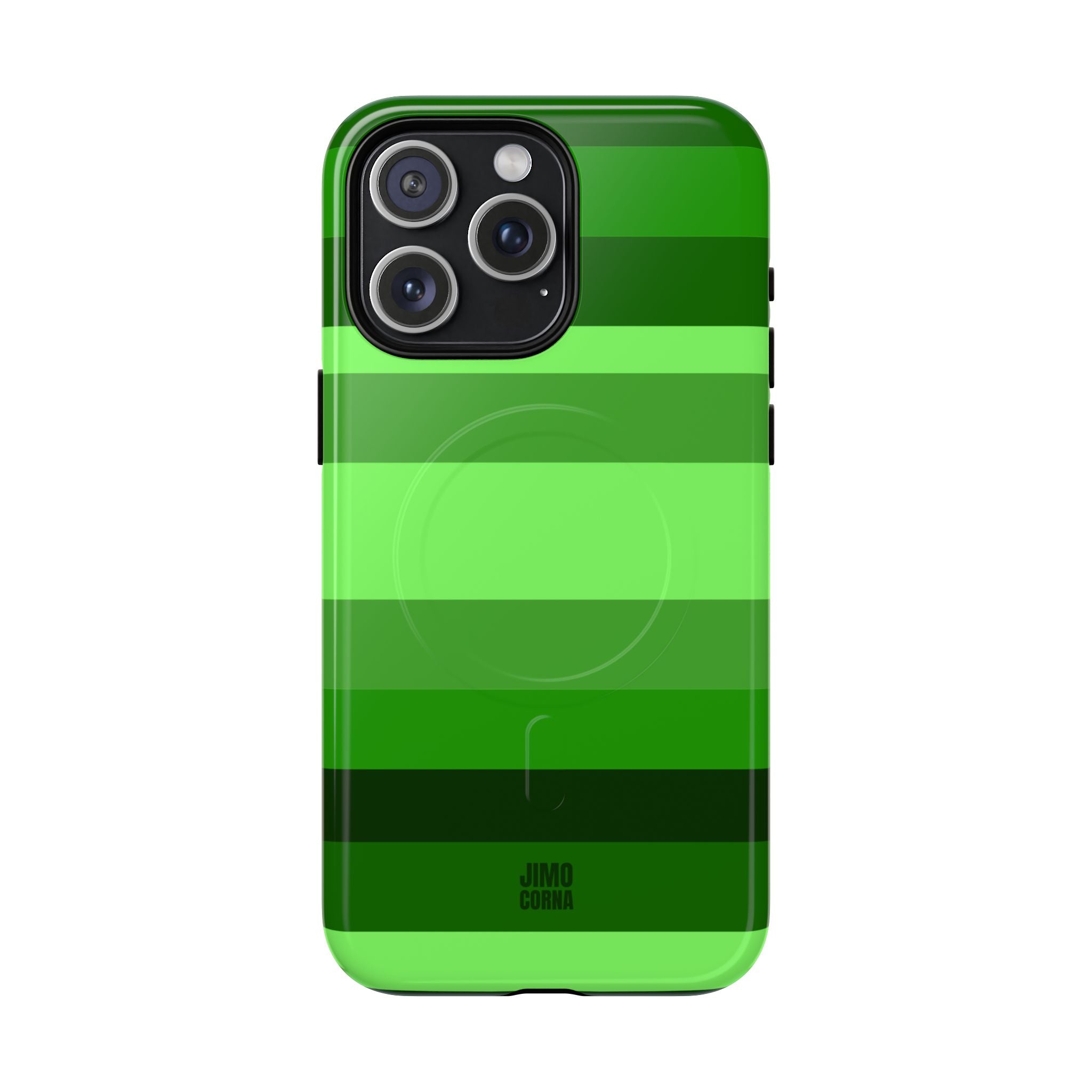 Matcha Stripe MagSafe iPhone Case