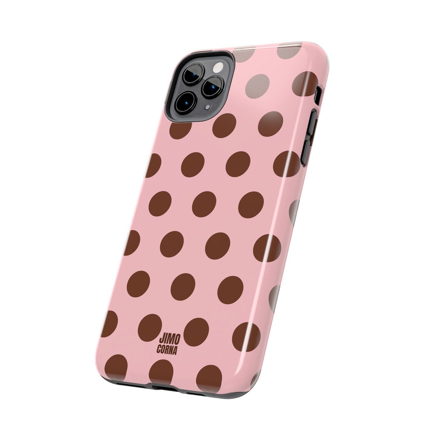 Big Polka Dot | Pink and Brown