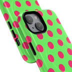 Big Polka Dot | Green and Pink