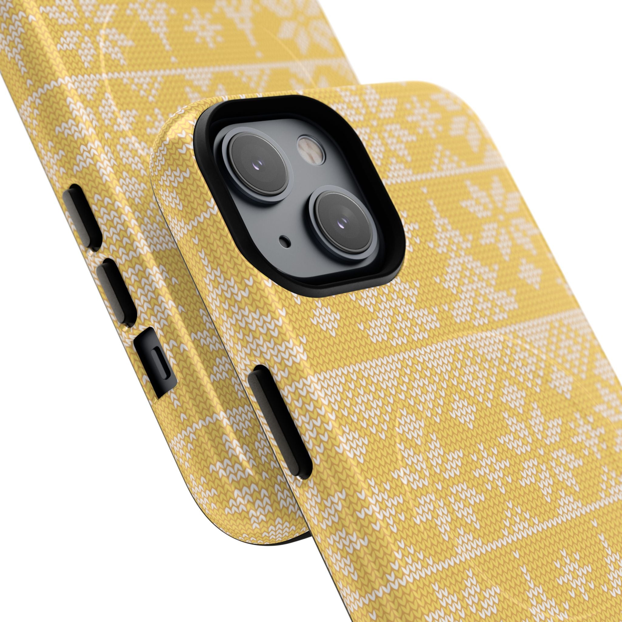 Holiday Knit | Yellow MagSafe iPhone Case