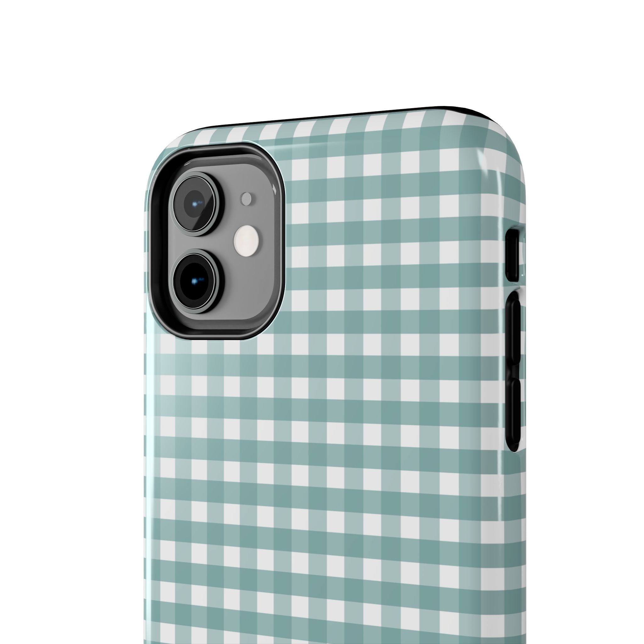 Farm Gingham iPhone Case | Blue