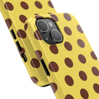 Big Polka Dot | Yellow and Brown