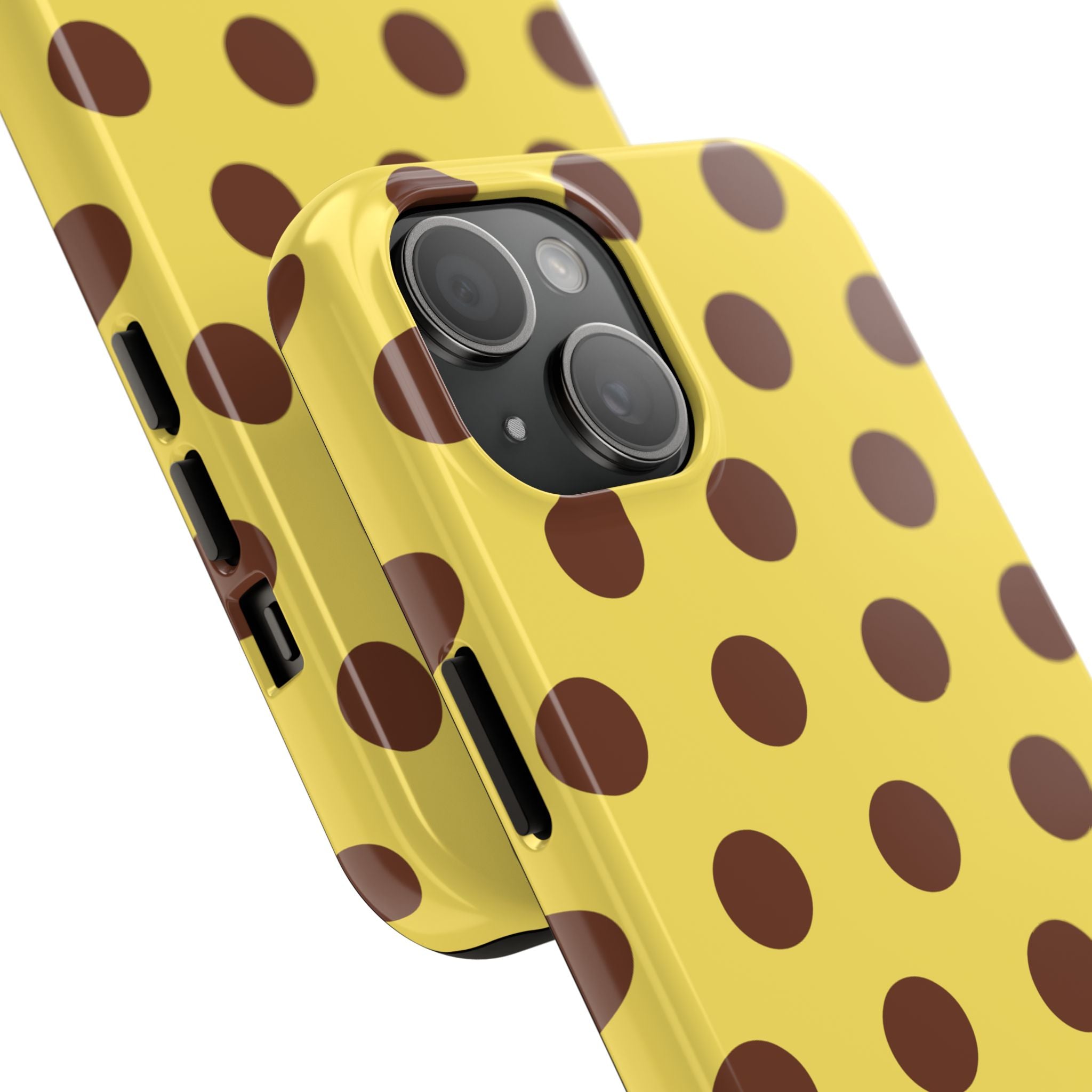 Big Polka Dot | Yellow and Brown