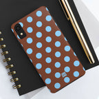Big Polka Dot | Brown and Blue