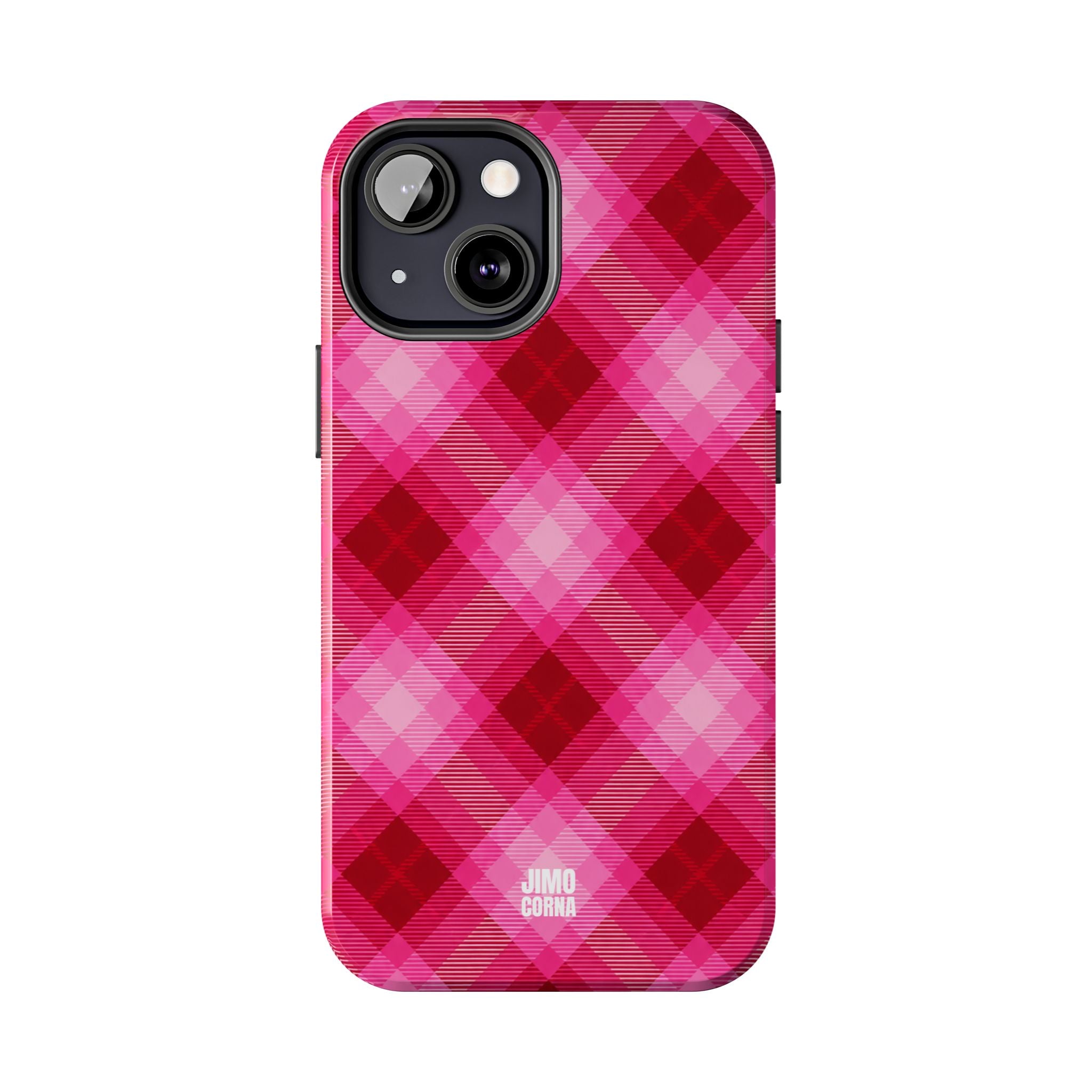 Pink Picnic Plaid iPhone Case