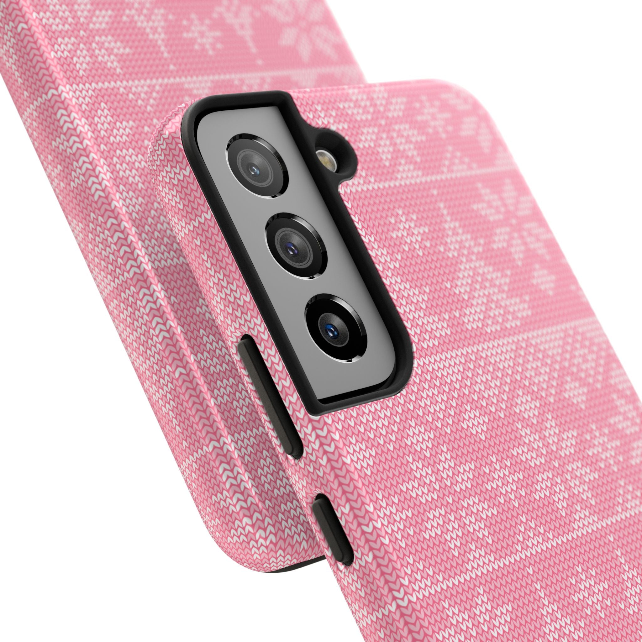 Holiday Knit | Pink Samsung Galaxy Case