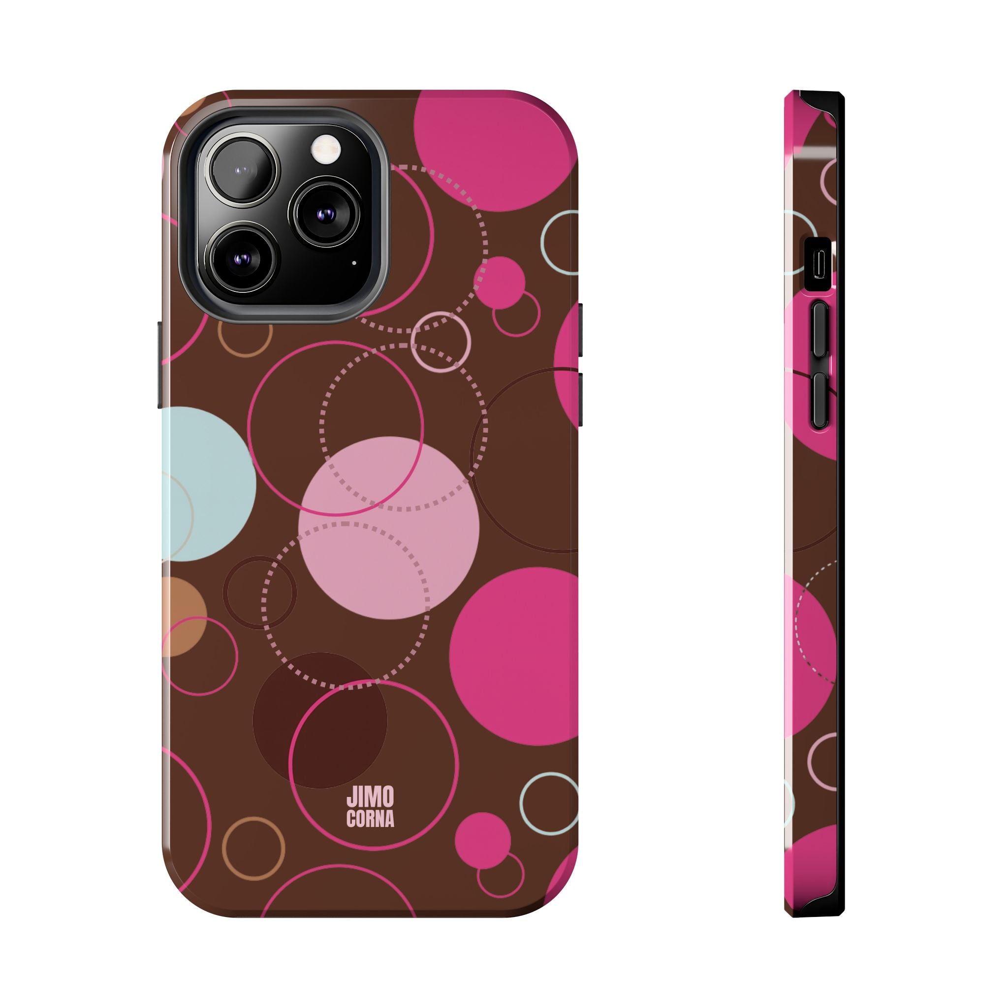 Spiral Pop iPhone Case | Brown