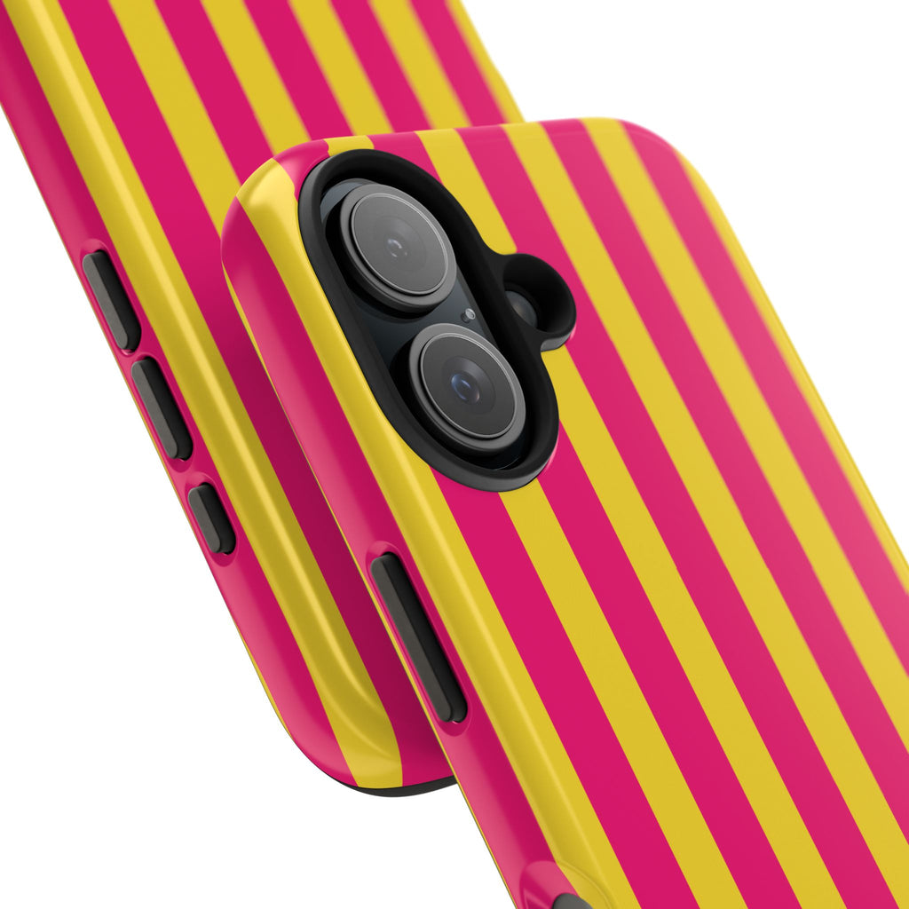 Pink and Yellow Bold Stripes