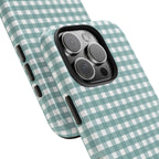 Farm Gingham iPhone Case | Blue
