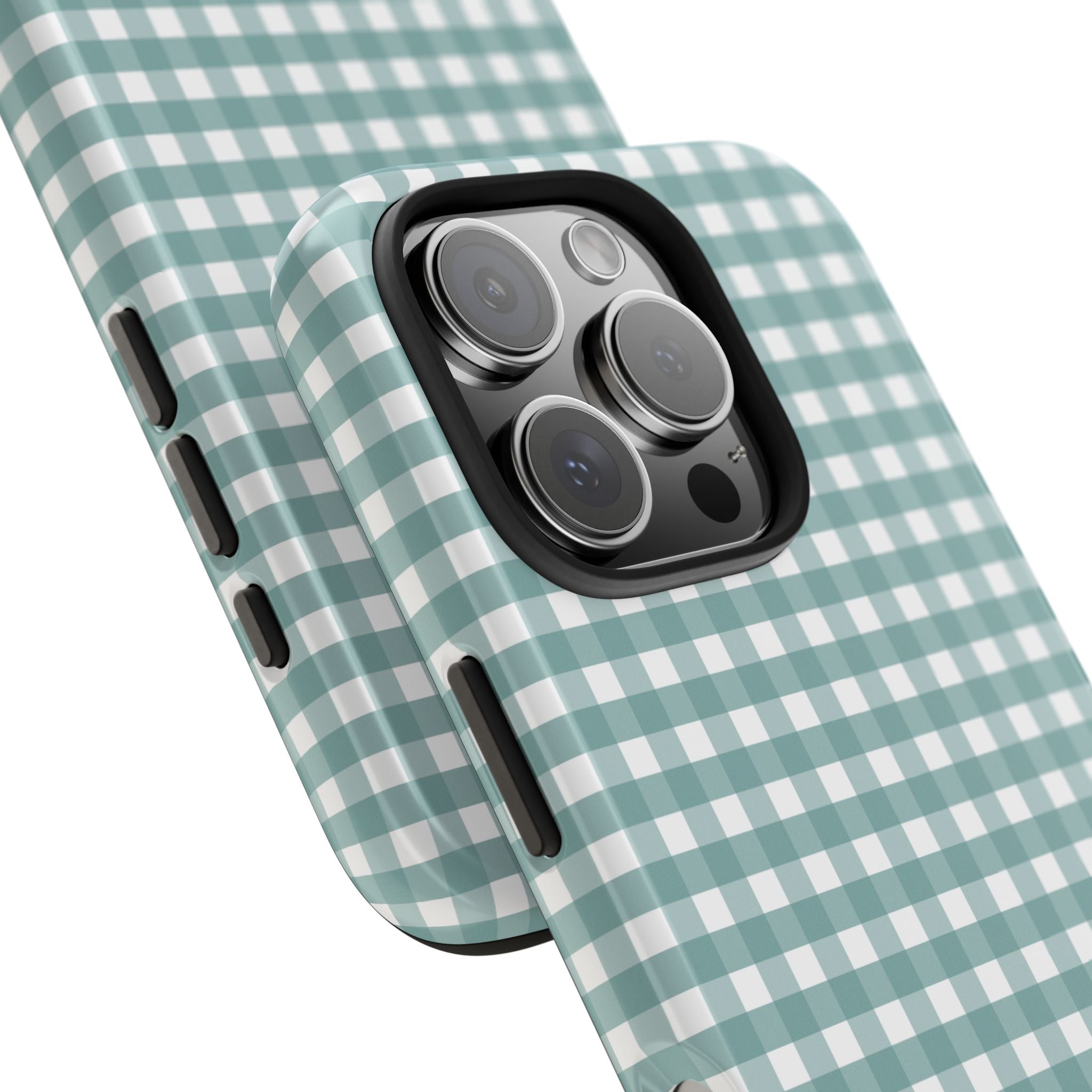 Farm Gingham iPhone Case | Blue