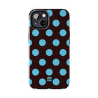 Big Polka Dot | Brown and Blue