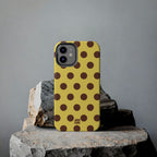 Big Polka Dot | Yellow and Brown
