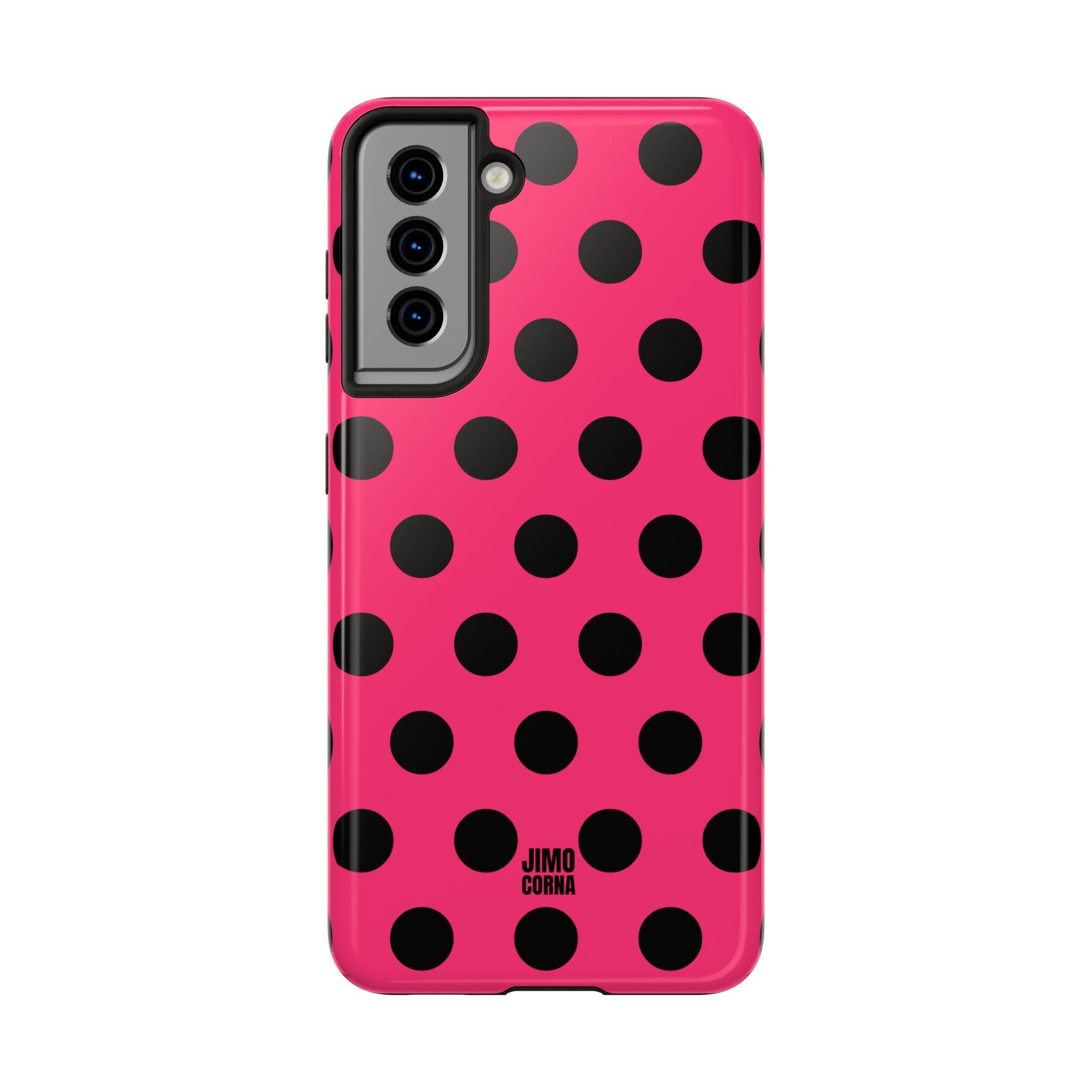 Big Polka Dot | Hot Pink and Black