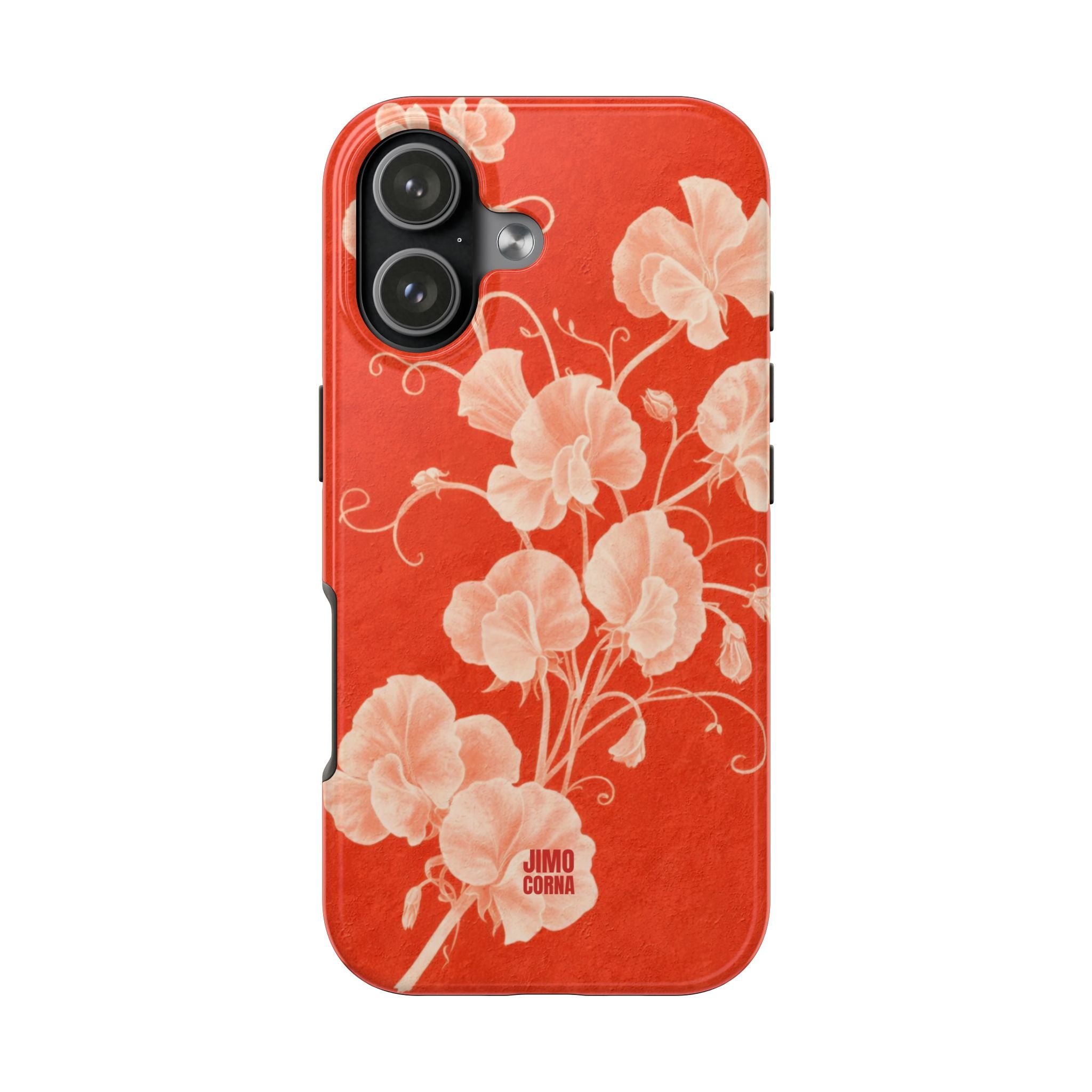 Red Flora iPhone Case