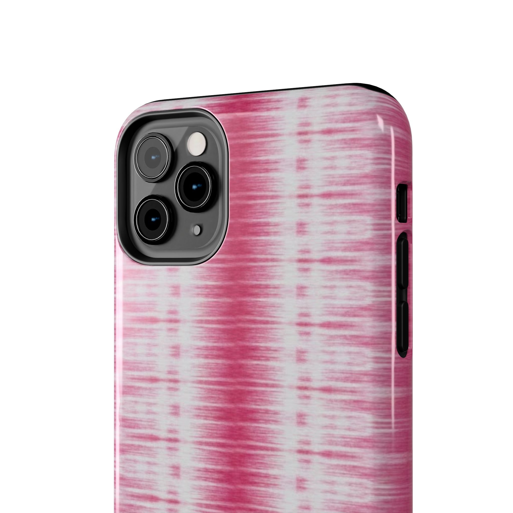Pink Woven Texture iPhone Case