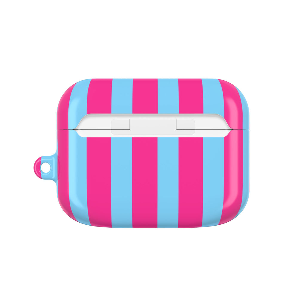 Bold Stripes AirPods Case | Cotton Candy