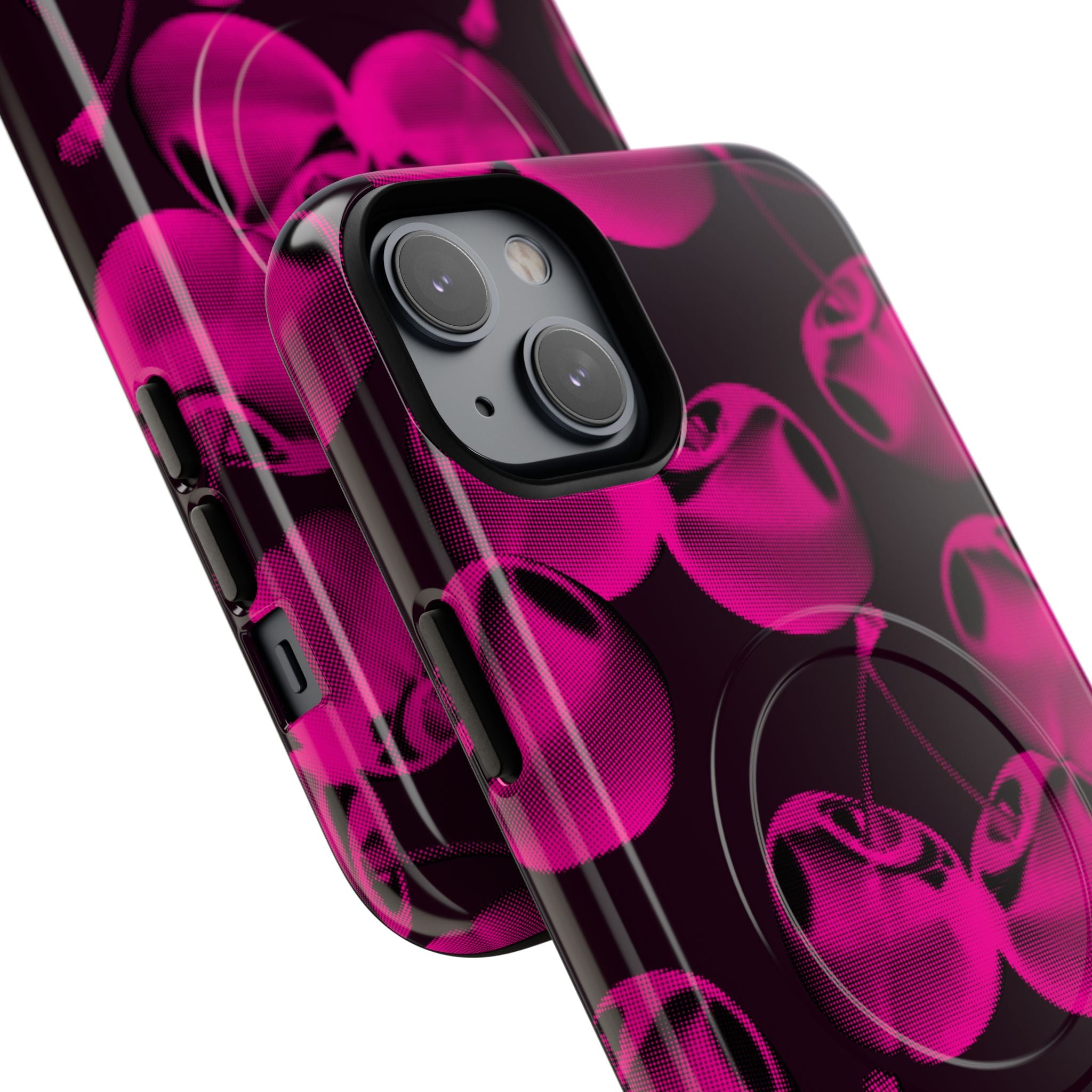 Pink Retro Cherries