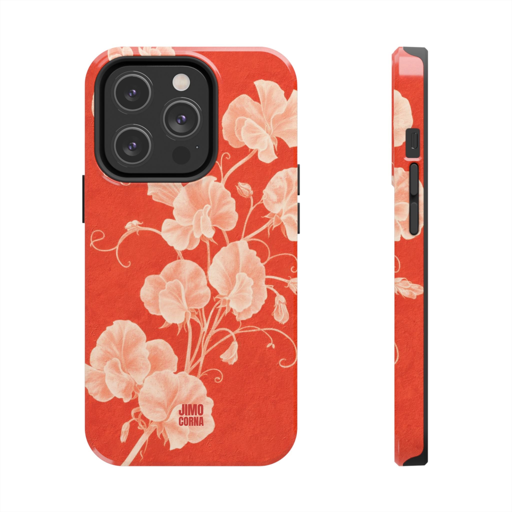 Red Flora iPhone Case