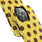 Big Polka Dot | Yellow and Brown