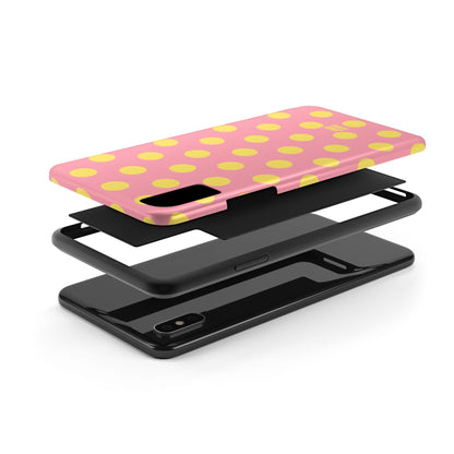 Big Polka Dot | Pink and Yellow