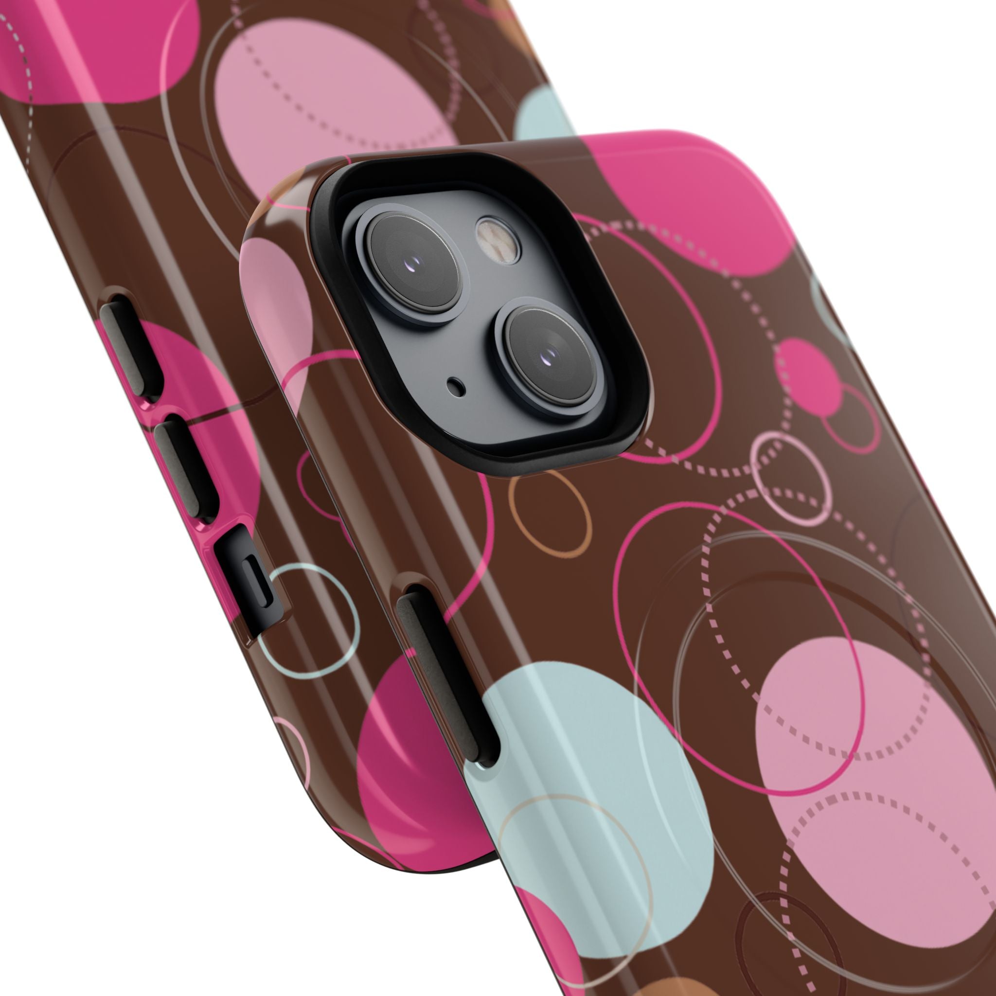 Spiral Pop MagSafe iPhone Case | Brown