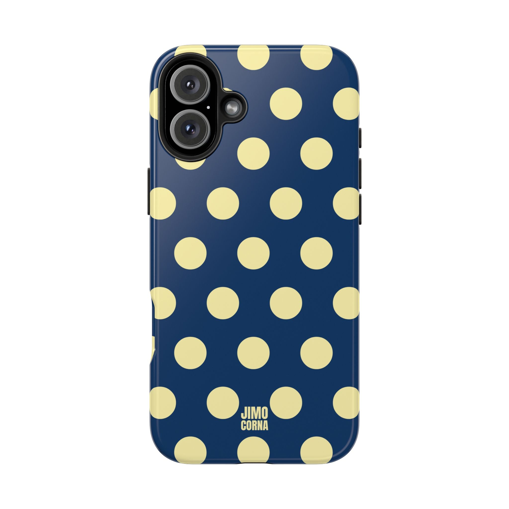 Big Polka Dot | Blue and Cream