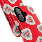 Rosy Lace MagSafe iPhone Case