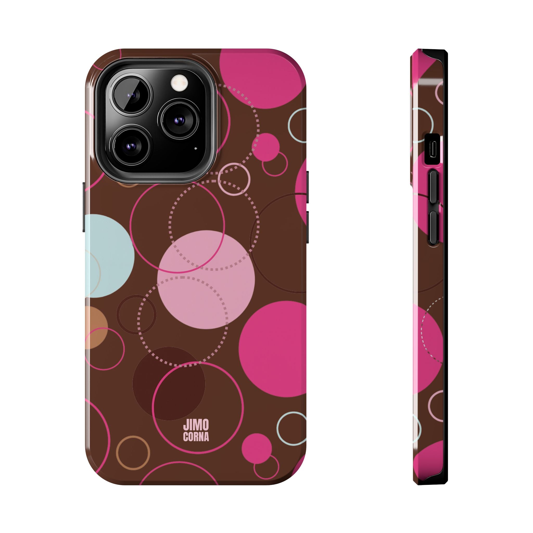 Spiral Pop iPhone Case | Brown