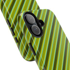 Angelina Stripes | Olive - iPhone Case