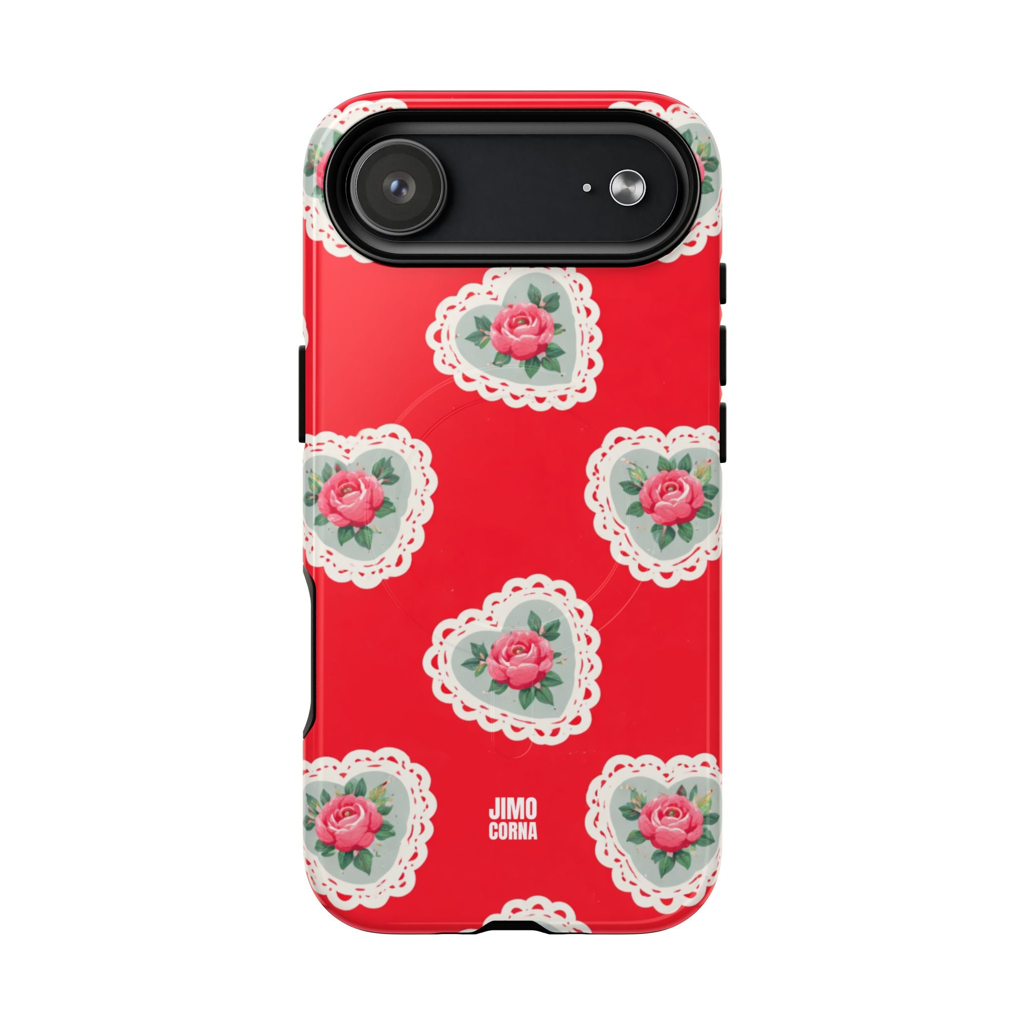 Rosy Lace MagSafe iPhone Case