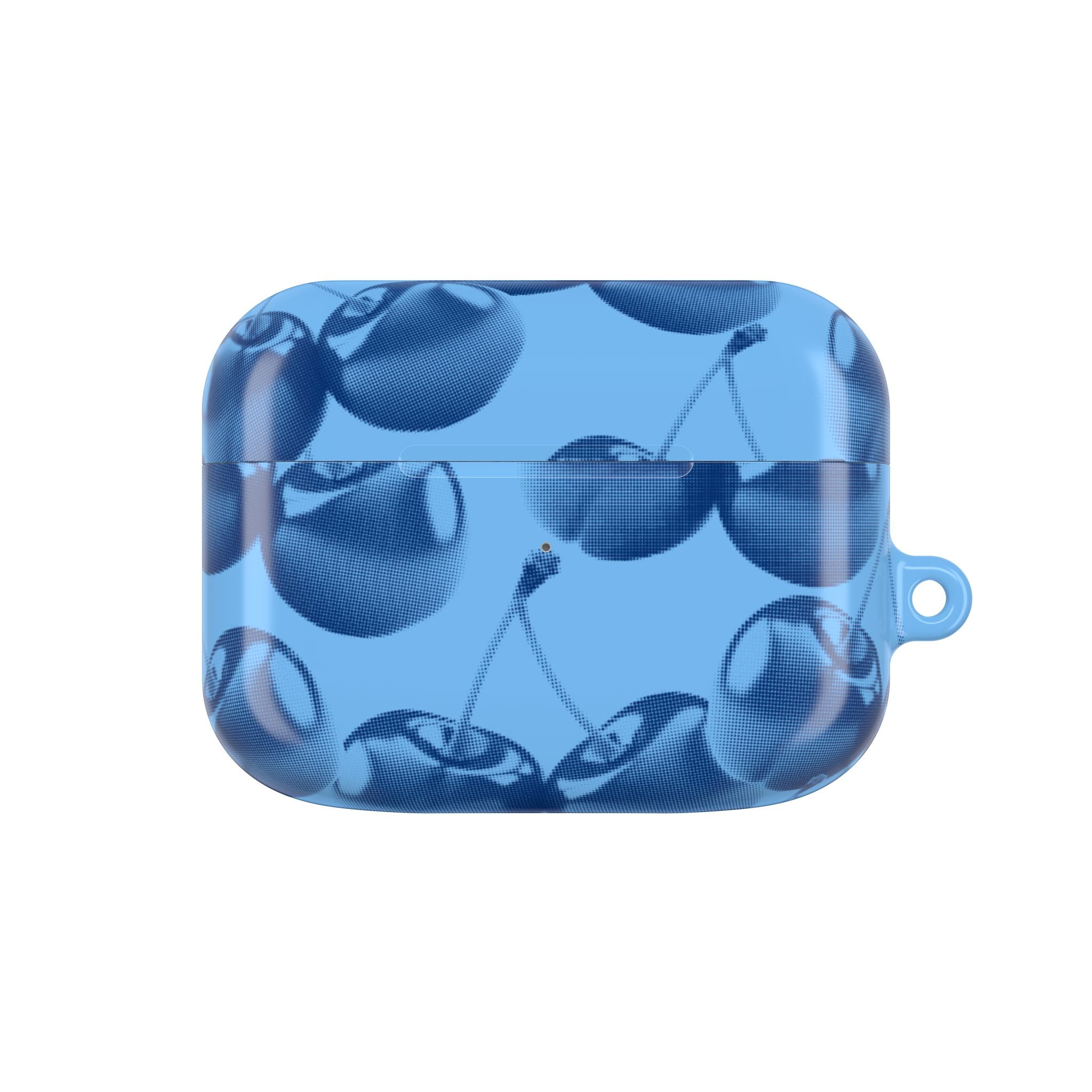 Blue Retro Cherries AirPods Case