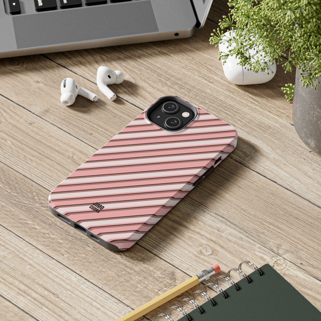 Angelina Stripes | Pink - iPhone Case