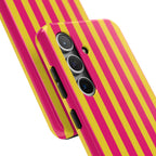 Pink and Yellow Bold Stripes