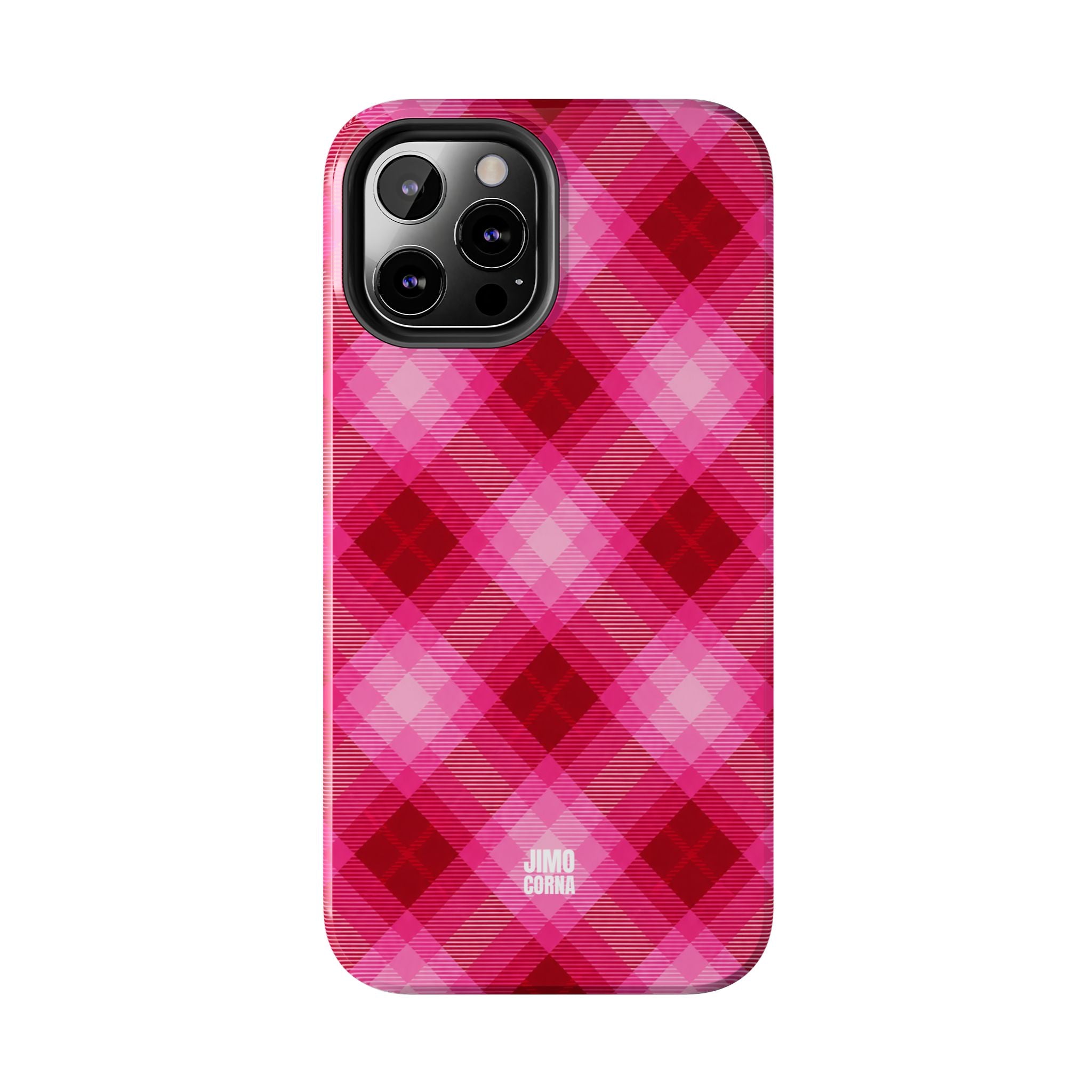 Pink Picnic Plaid iPhone Case