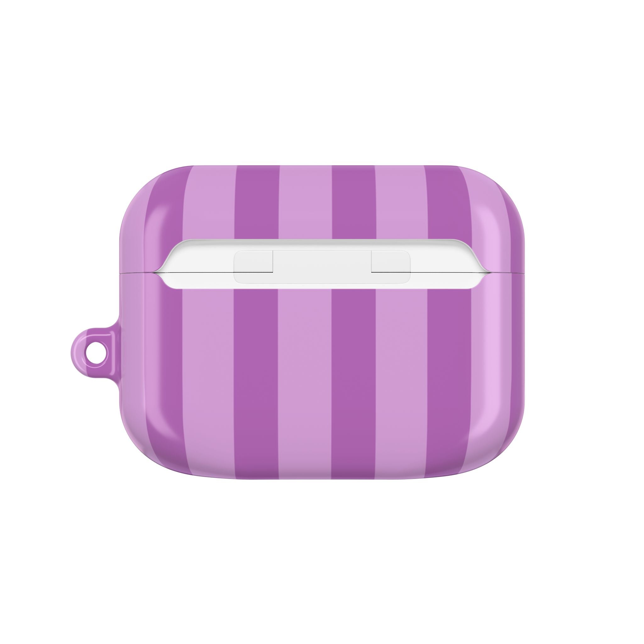 Bold Stripes AirPods Case | Plum