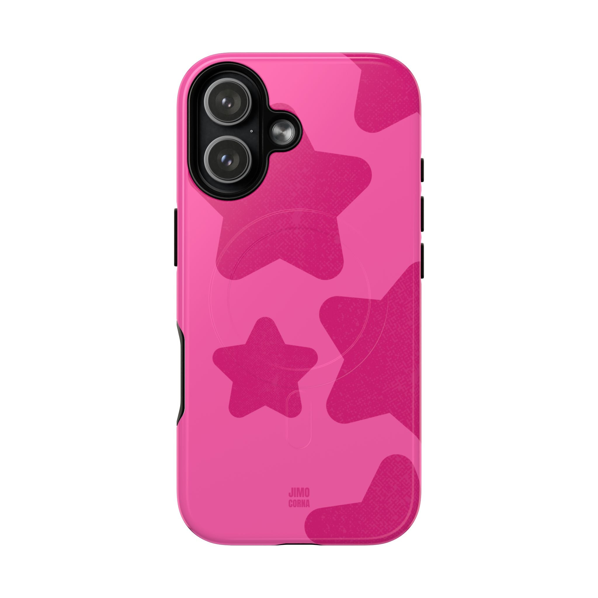 Hot Pink Bold Stars