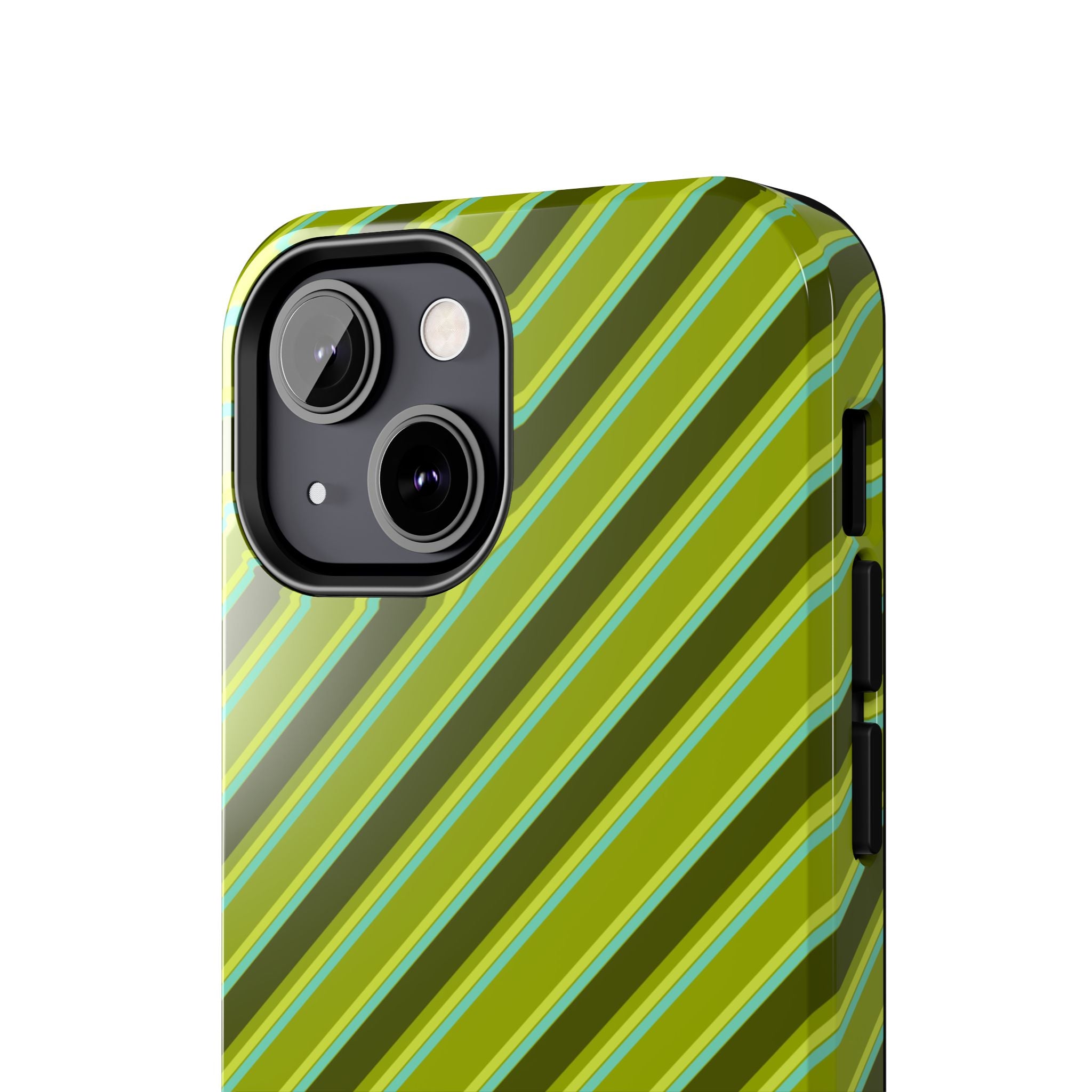 Angelina Stripes | Olive - iPhone Case