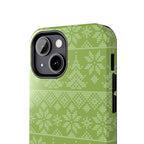 Holiday Knit | Green iPhone Case